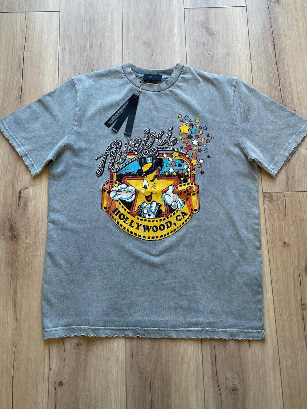 AMIRI Men New Casual Cotton T`shirt XLarge